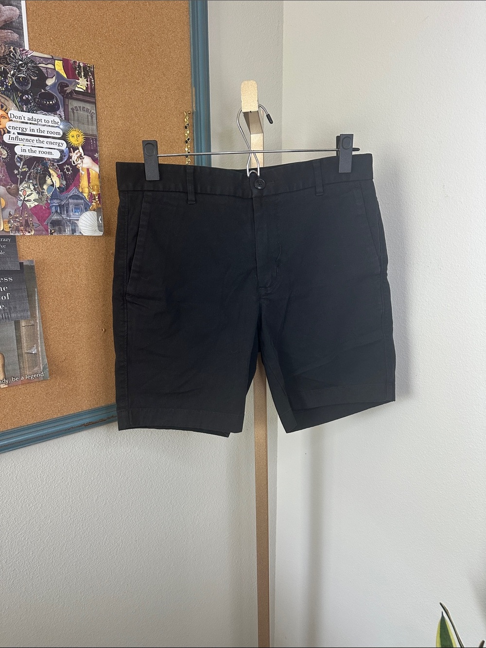 Flaw Everlane | Men's Black Casual Chino Shorts